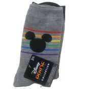 Wholesale - 2pk WOMEN MICKEY LOVE CREW SOCKS SIZE 9-11, UPC: 193159189693